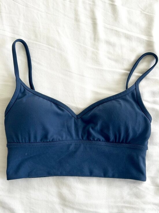 lululemon athletica Tops - Lululemon Align Sweetheart Bra | True Navy | Size 4 A/B Cup Light Support